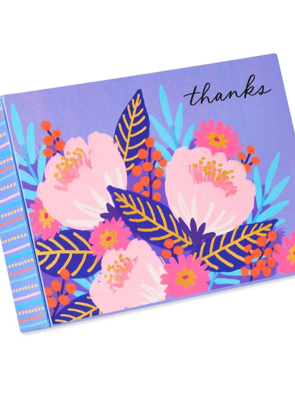NWT Papyrus Floral "Thanks" Stationary - Set of 20 - 4 Designs